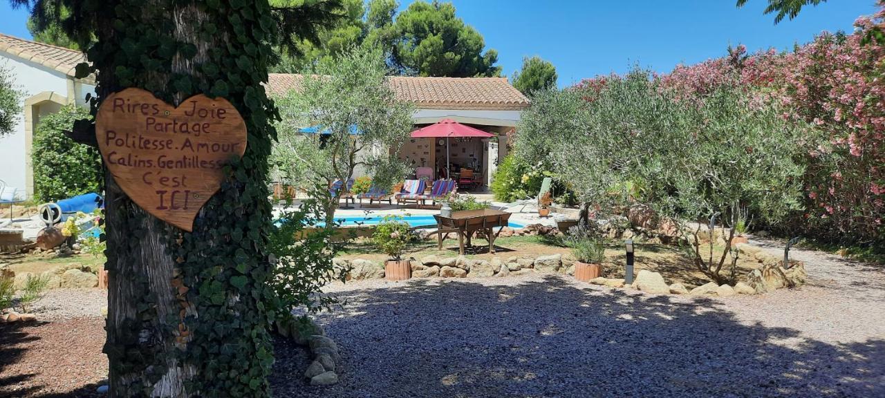 Bed and Breakfast Fenetre Sur Les Alpilles Сен-Мартен-де-Кро Екстер'єр фото
